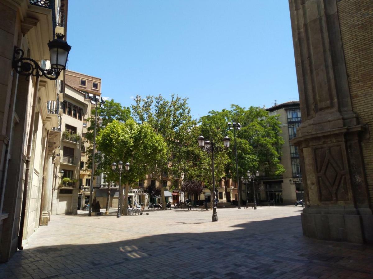 Acojedor Piso A Metros Del Pilar Y Plaza Espana Saragoça Exterior foto